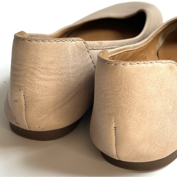 Lucky Brand LP Alanya Leather Ballet Flats Beige / Tan size 38.5 / 8 M - Picture 5 of 12